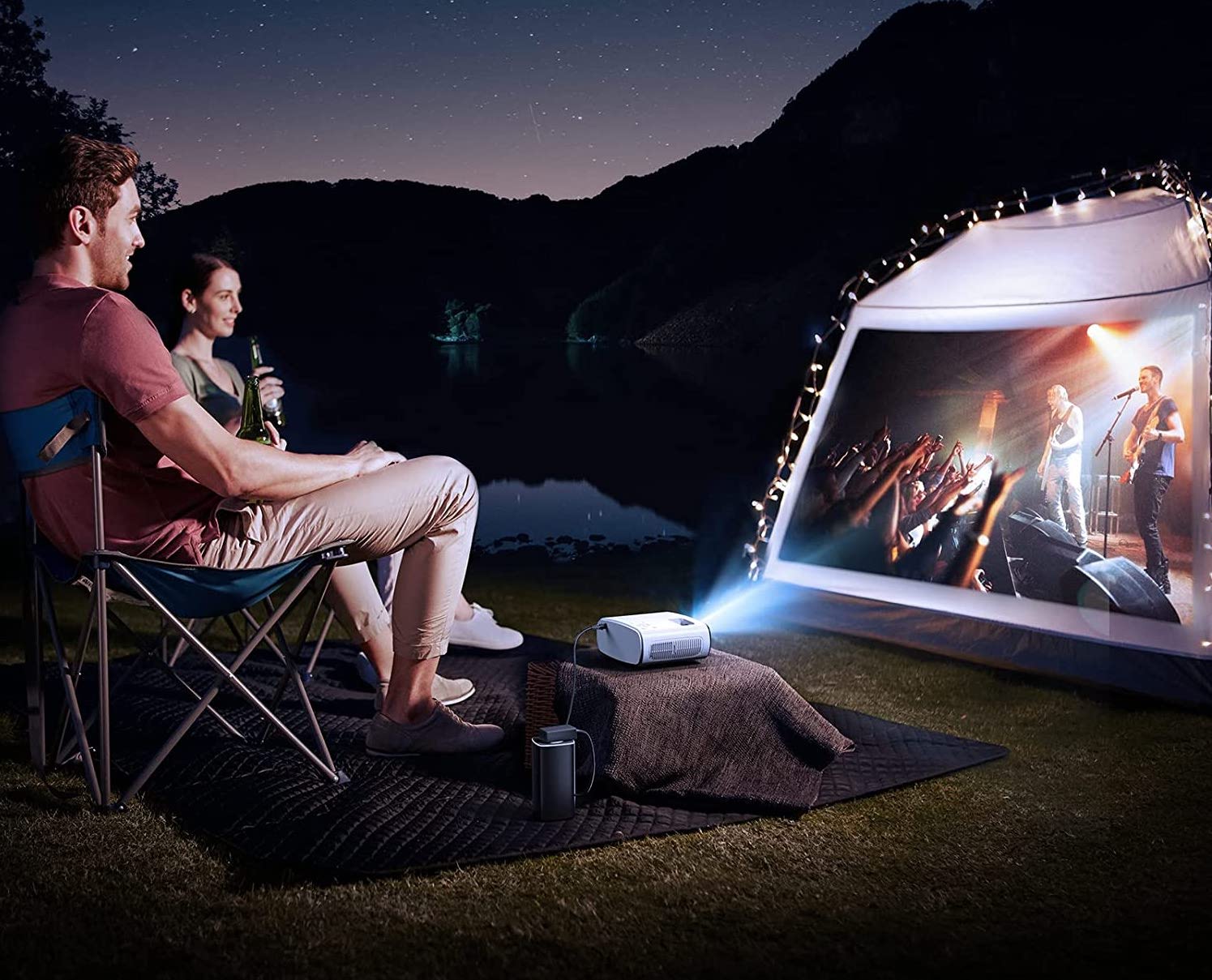 'Packs a big punch': This mini projector for iPhone is only $59 — that's 50% off