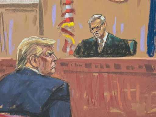 The courtroom for Trump's trial becomes a test of power for an ex-president and a judge