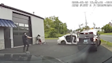 Dash cam video: Driver hits bystanders, rams Conn. cruisers before OIS