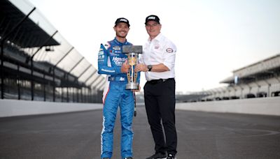Long: Kyle Larson's master drive ends with a memorable photo after Brickyard 400 win