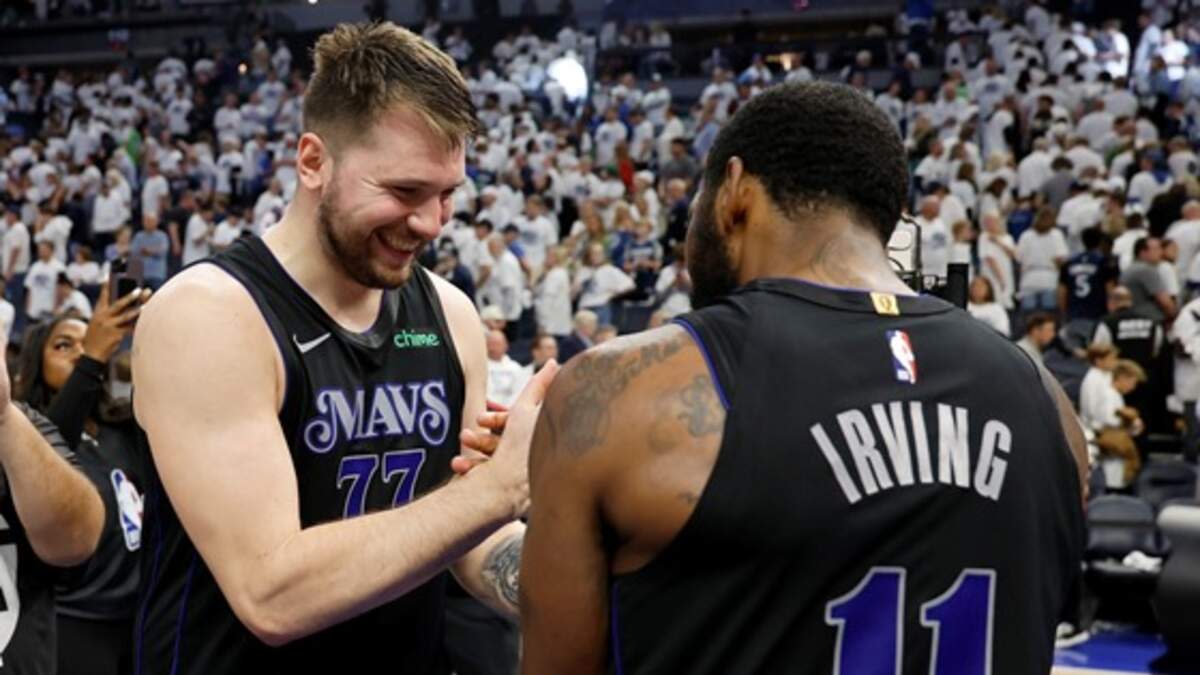 Luka Doncic and Kyrie Irving Are Not Close to Being the Best Backcourt Duo | FOX Sports Radio