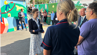 Princess Anne visits new emergency department