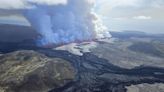 FOTOS: Drones captan la espectacular erupción volcánica en Islandia
