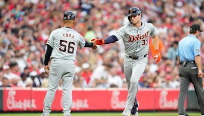 Colt Keith homers twice, Reese Olson starts strong for Detroit as Tigers down Reds 5-4