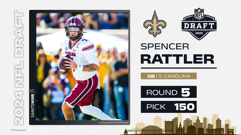 Saints select Spencer Rattler in 5th round of NFL draft