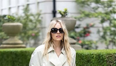 Sienna Miller nails transitional dressing in afforable trench