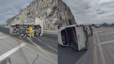 Volcadura en Lerdo deja una persona lesionada