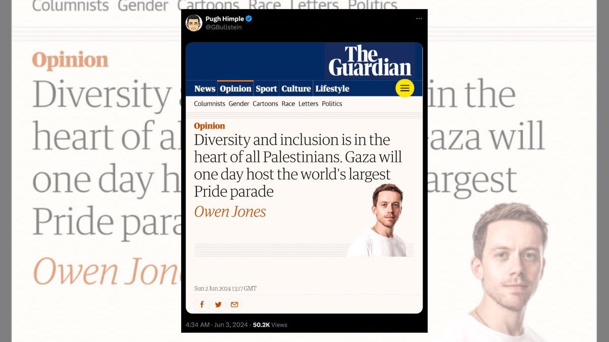 Fact Check: Purported Guardian Headline Claims Gaza Will One Day Host 'World's Largest Pride Parade.' Here's the Truth