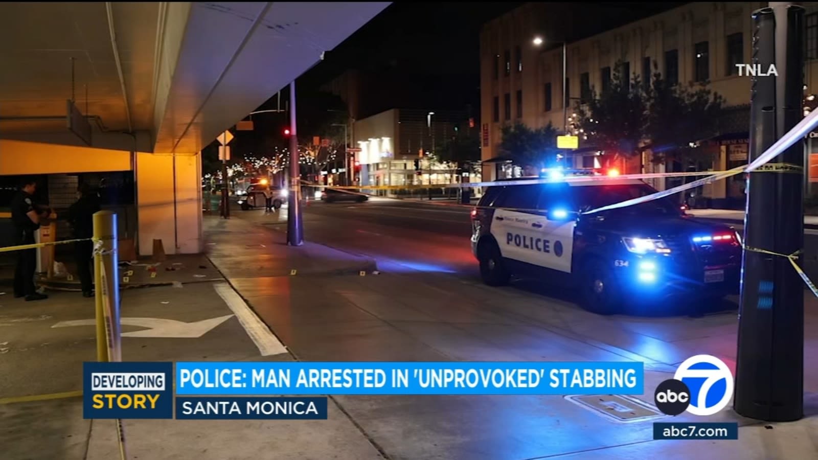 Man arrested in 'unprovoked' Santa Monica stabbing was on probation, police say