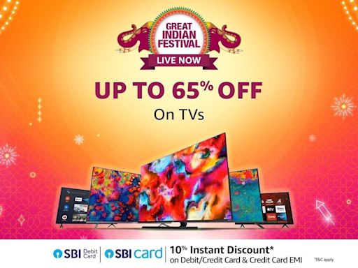 Amazon Great Indian Festival Sale LIVE: Big savings on TV from top brands