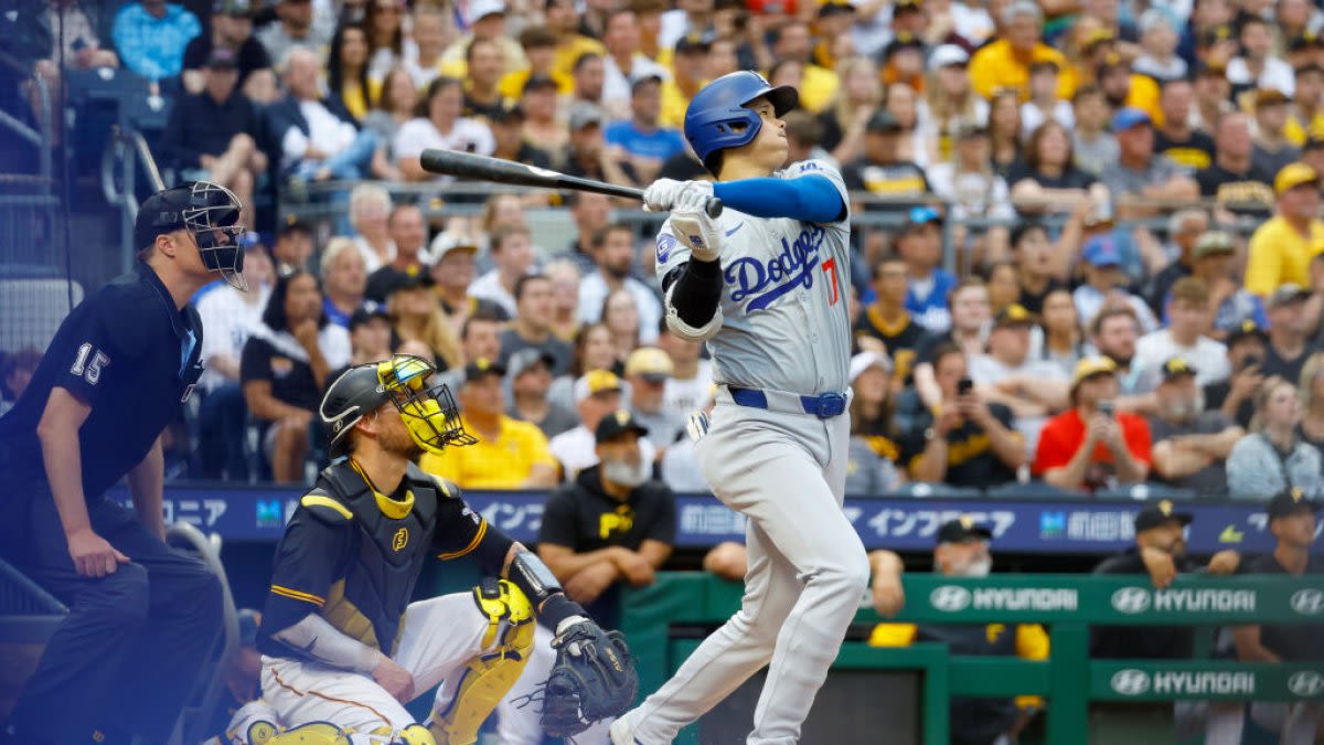 Shohei Ohtani homers in Dodgers 10-6 loss to Pirates