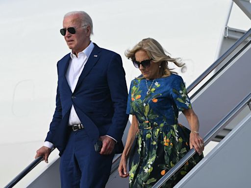 Jill Biden, facing calls for her husband to step down, defends him fiercely