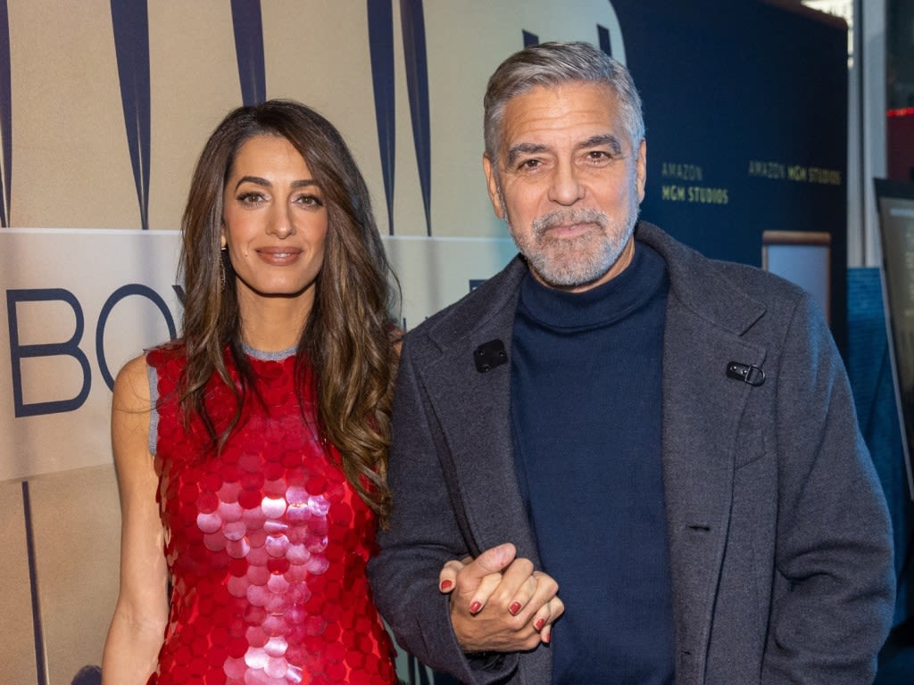 George Clooney & Amal Clooney Weren’t Afraid of the PDA in These Super-Rare Candids