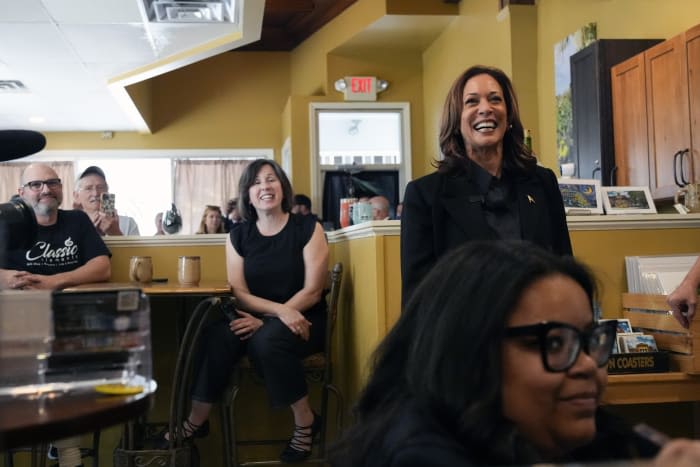 Harris says she is different from Biden because 'I offer a new generation of leadership'