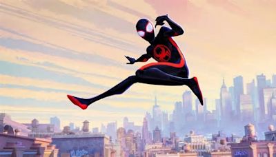 'Across the Spider-Verse's Miles Morales Mezco Toys Figure Flies Into Action