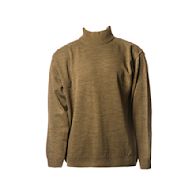 A pullover sweater with a high neckline that covers the neck. Made from thick and warm materials such as wool or acrylic. Ideal for cold weather and can be dressed up or down.