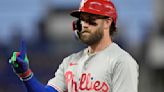 Bryce Harper scratched from Phillies' lineup with migraine