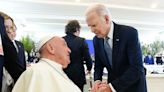 Pope Francis speaks at G7 about AI; holds meetings with Biden, other world leaders