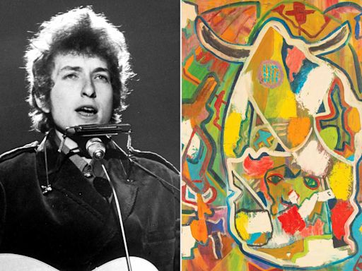 Bob Dylan Rare Painting Sold at Auction for Nearly $200K