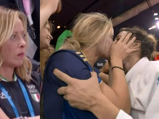 El beso de los JJOO ante la mirada de Meloni: "Lamento que sea visto como algo extraordinario"