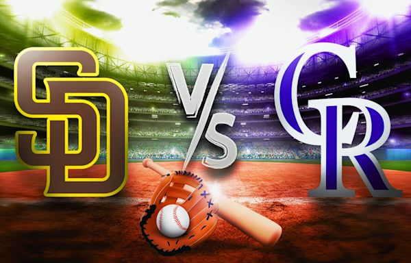 Padres vs. Rockies prediction, odds, pick, how to watch