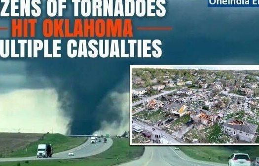 Oklahoma Tornado: Massive destruction seen due to tornado in Sulphur, Oklahoma; 4 dead | Oneindia