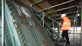Behind the scenes photos show Tyne Bridge restoration work | ITV News