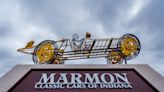 1911 Indy 500 winning car Marmon Wasp lands at Carmel roundabout