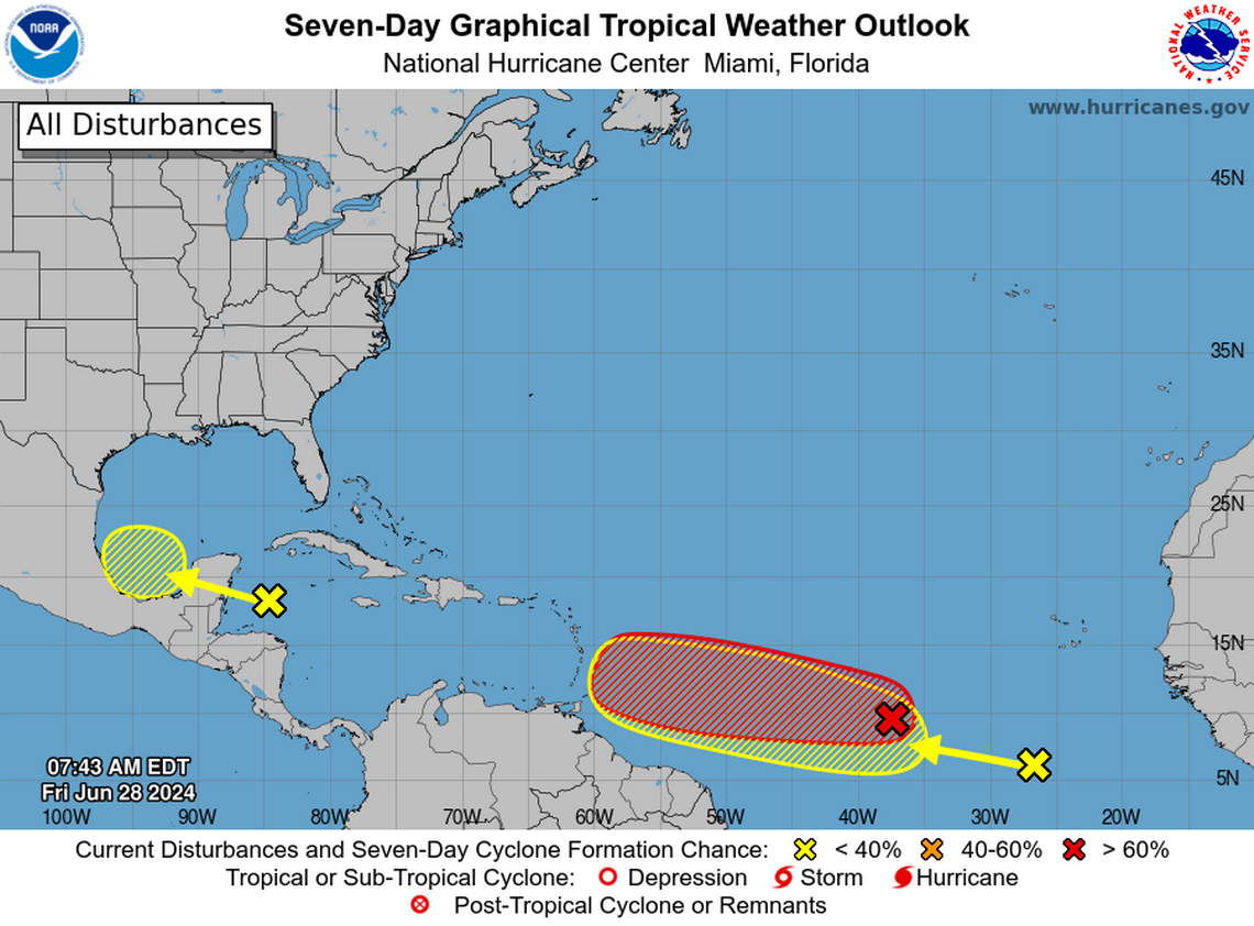 A tropical system is strengthening as it moves toward Caribbean. What South MS should know