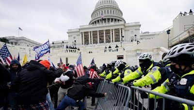 One man was a Capitol Police officer. The other rioted on Jan. 6. They’re both running for Congress