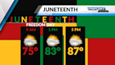 Juneteenth brings less humidity, drier weather ahead of the start of summer