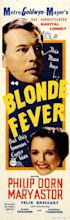 Blonde Fever Movie Posters From Movie Poster Shop
