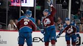 Makar, Nichushkin each notch 4-point nights, Avs rout Sharks