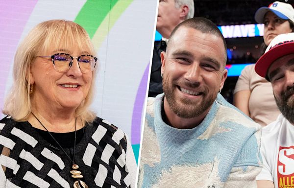 Travis and Jason Kelce say mom Donna ‘might as well host’ TODAY after her recent appearance
