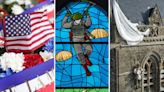 Normandy churches honor D-Day paratroopers as biblical heroes in stained-glass windows