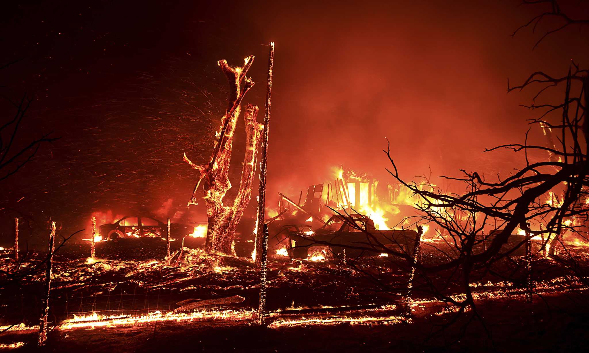 A fire in California scorches thousands of acres east of San Francisco, prompting evacuations
