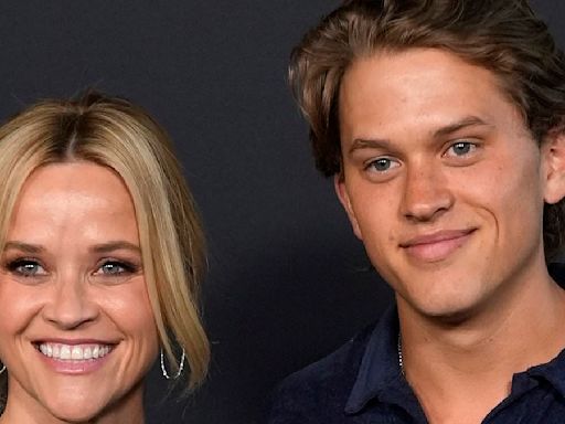 Reese Witherspoon and son Deacon Phillippe attend Blink Twice premiere