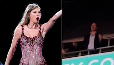 Captan al príncipe William bailando enérgicamente en concierto Taylor Swift