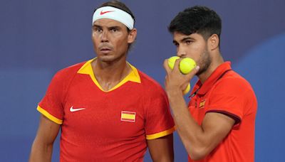 Rafael Nadal and Carlos Alacaraz launch Olympics doubles bid in style