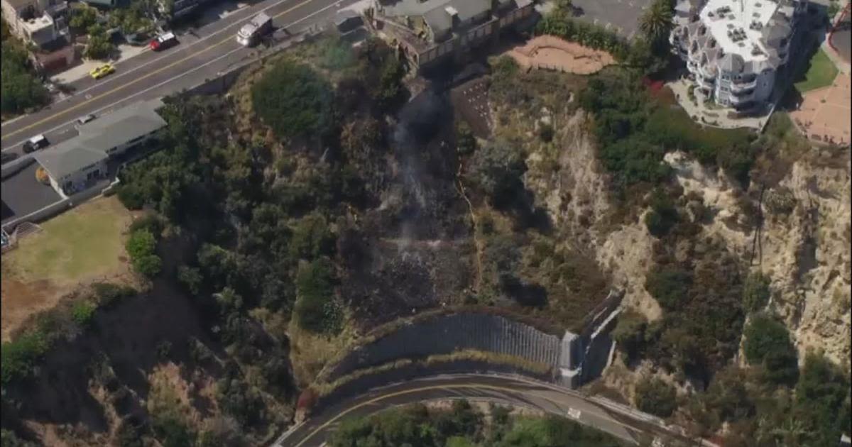 Fireworks spark small vegetation fire in Dana Point Harbor