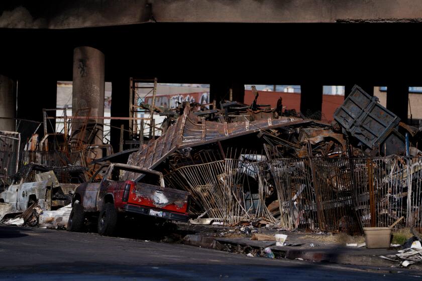 Caltrans' lapses contributed to 10 Freeway fire, Inspector General finds