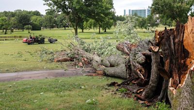 Forecasters warn of dangerous heat after destructive storms early Wednesday