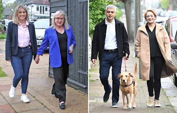 London mayor election LIVE: Sadiq Khan and Susan Hall cast their votes in battle for City Hall