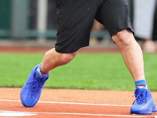 Paul Rudd Wears Anthony Edwards' Sneakers in Softball Game