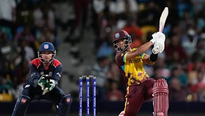 Hope blasts 82 not out as West Indies crush USA by 9 wickets in T20 World Cup Super 8 clash