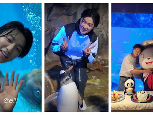 CNBLUE姜敏赫獻出「水族館初體驗」！與企鵝合照超萌 直喊：很適合浪漫求婚