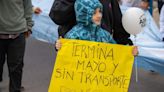 «Termina mayo y sin transporte»: Un niño y su cartel protagonizaron el reclamo escolar en el desfile de Allen - Diario Río Negro