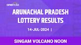 Arunachal Pradesh Lottery Singam Volcano Noon Winners July 14 - Check Results