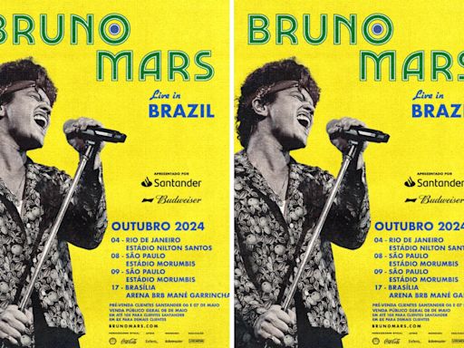 Bruno Mars anuncia quatro shows no Brasil. Vamos aos detalhes - OFuxico