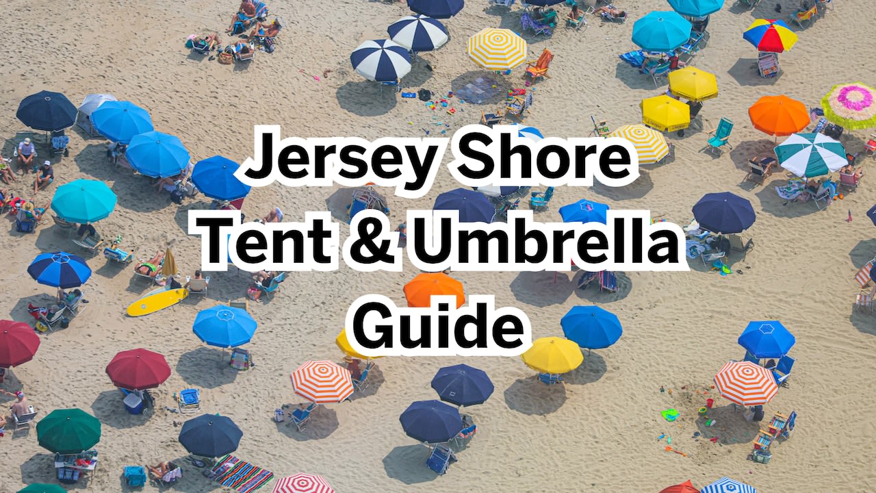 Jersey Shore beaches get strict on big tents, canopies. See latest town-by-town rules.